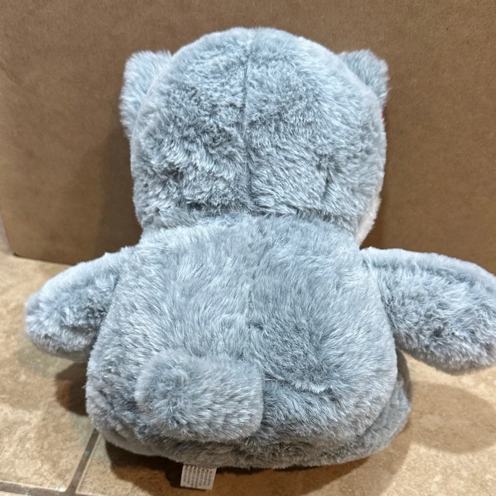 Gray and Red Plush Dog Toy (2023)